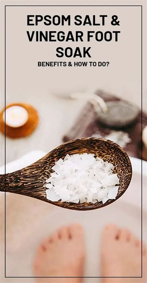 foot soak with vinegar and epsom salt